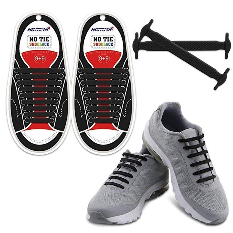 HOMAR No Tie Shoelaces for Kids and Adults