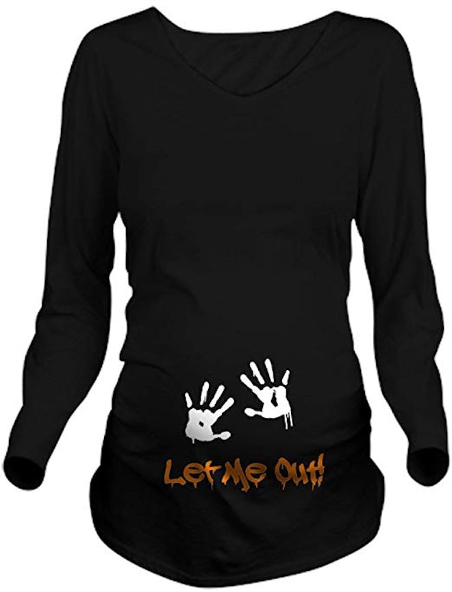 Let Me Out! Long Sleeve Maternity Tee