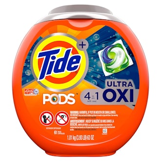 Tide PODS Ultra Oxi Detergent Pacs, 61 pods
