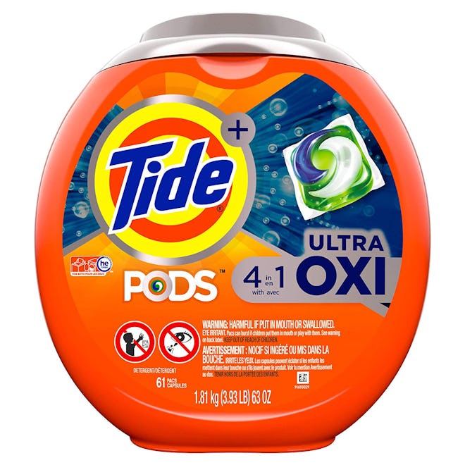 Tide PODS Ultra Oxi Detergent Pacs, 61 pods