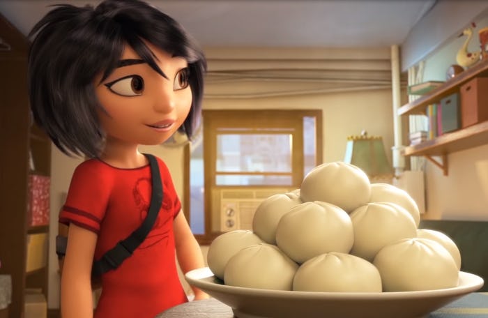 A screenshot from 'Abominable', which is perfect if you're planning a family movie night