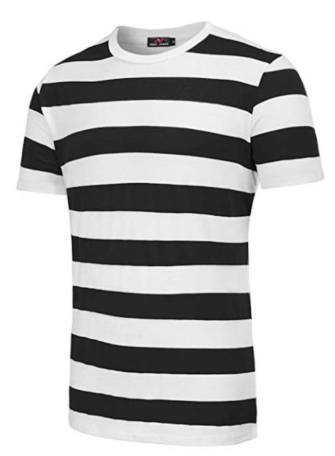 PAUL JONES PJ Men's Crewneck Short Sleeve Striped T-Shirt