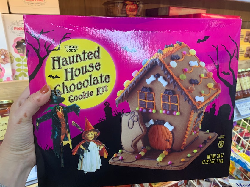 Trader Joe's Haunted House Chocolate Cookie Kit Is Halloween Goals
