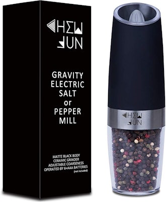 Chew Fun Electric Gravity Pepper Grinder Or Salt Mill