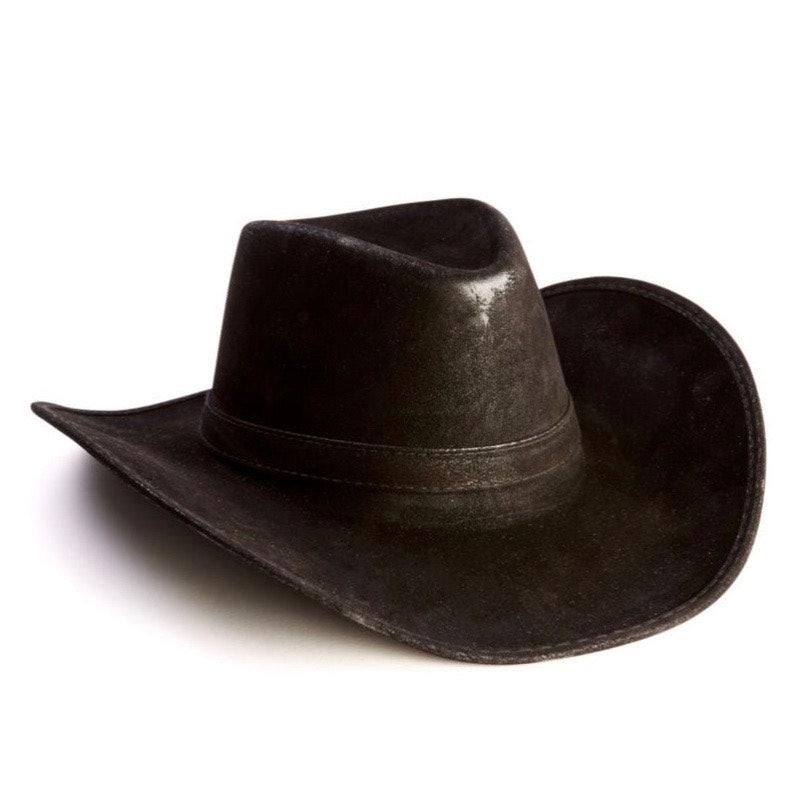 thuizen Westworld Cowboy Hat Faux Felt Outdoor Trip Wide Brim Hat Microsuede 