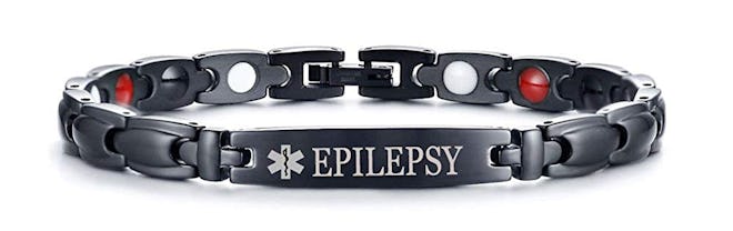 XUANPAI Stainless Steel Magnetic Therapy Medical Alert Bracelet