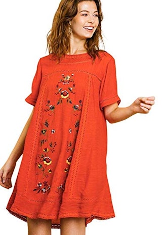 Umgee Bohemian Embroidered Dress