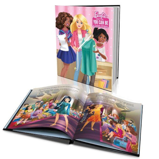 'Barbie You Can Be a Fashion Designer' Personalized Story Book