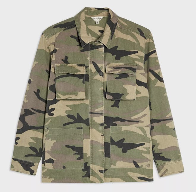 Khaki Camouflage Shacket