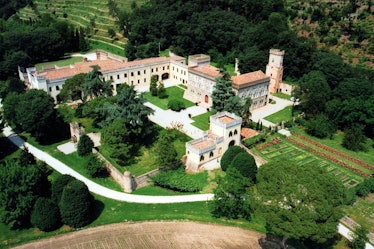 This castle Airbnb includes a thermal lake and Italian wine.