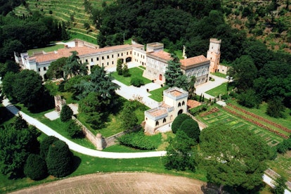 This castle Airbnb includes a thermal lake and Italian wine.