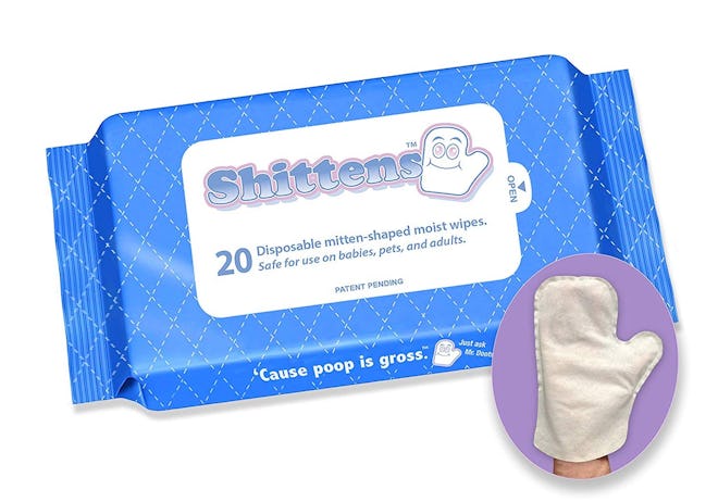 Sh*ttens Mitten-Shaped Wet Wipes (20 Count)