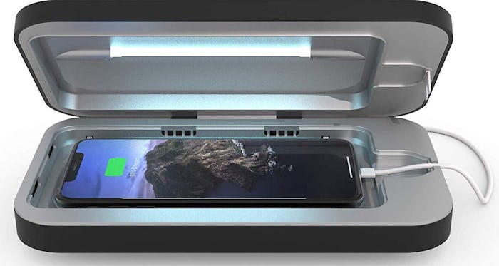 PhoneSoap 3 UV Cell Phone Sanitizer and Dual Universal Cell Phone Charger 