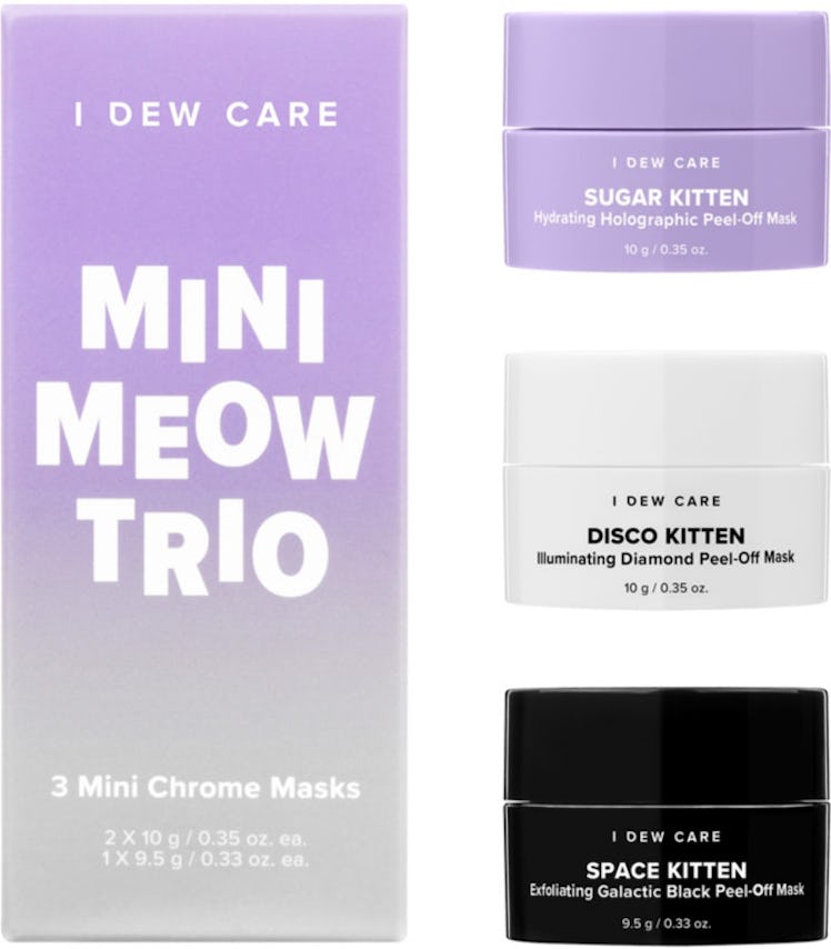 I Dew Care Mini Meow Peel-Off Mask Trio