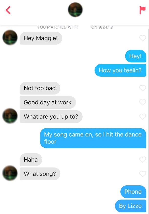 I Messaged My Tinder Matches With Lizzo Lyrics Here S What Happened