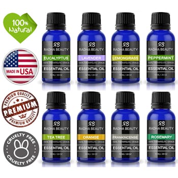 Radha Beauty Pure Essential Oils (Set of 8)