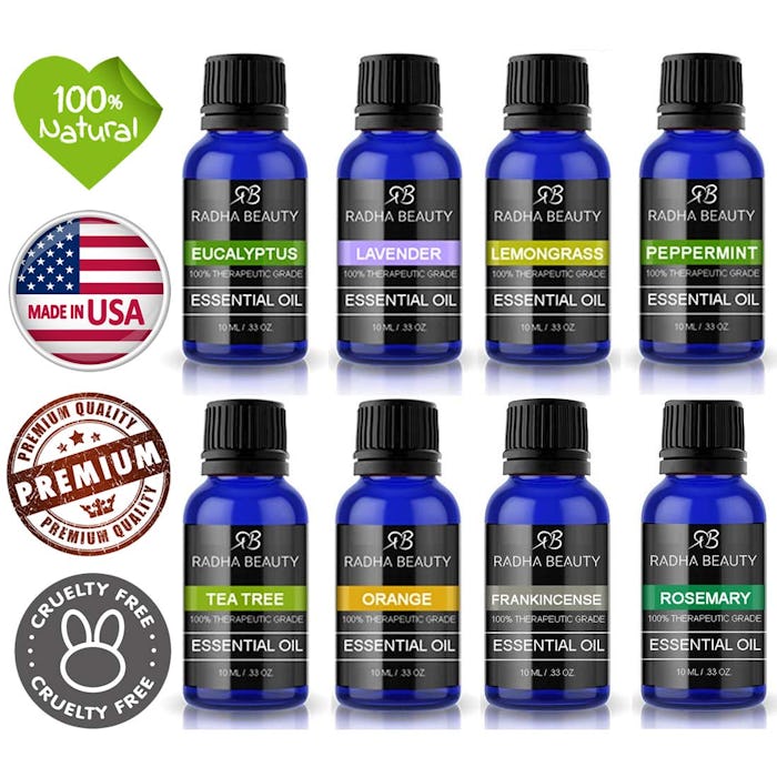 Radha Beauty Pure Essential Oils (Set of 8)