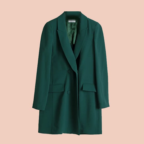 Double Breasted Blazer Dress