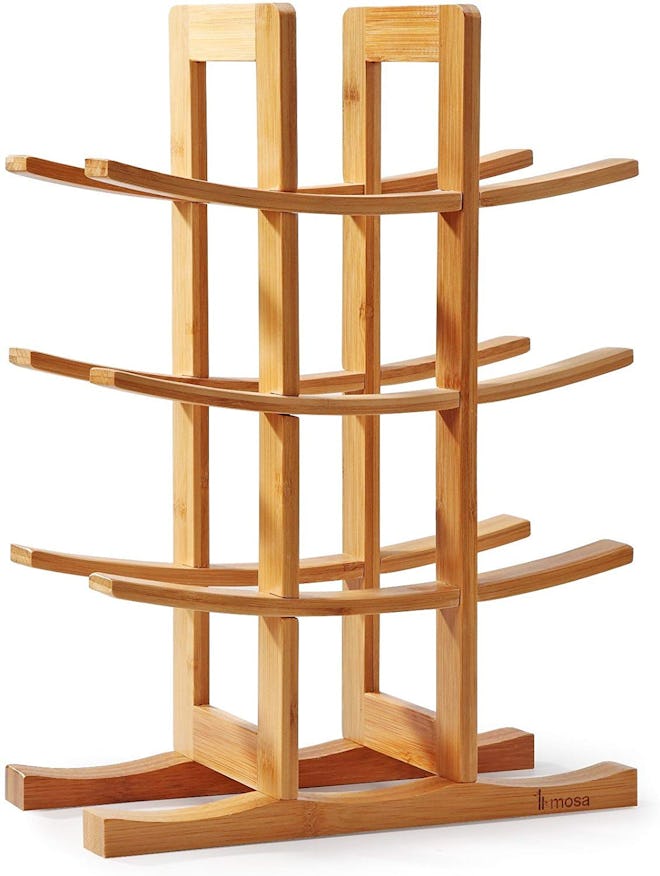 Mosa Natural Bamboo 12 Bottle Wine Rack