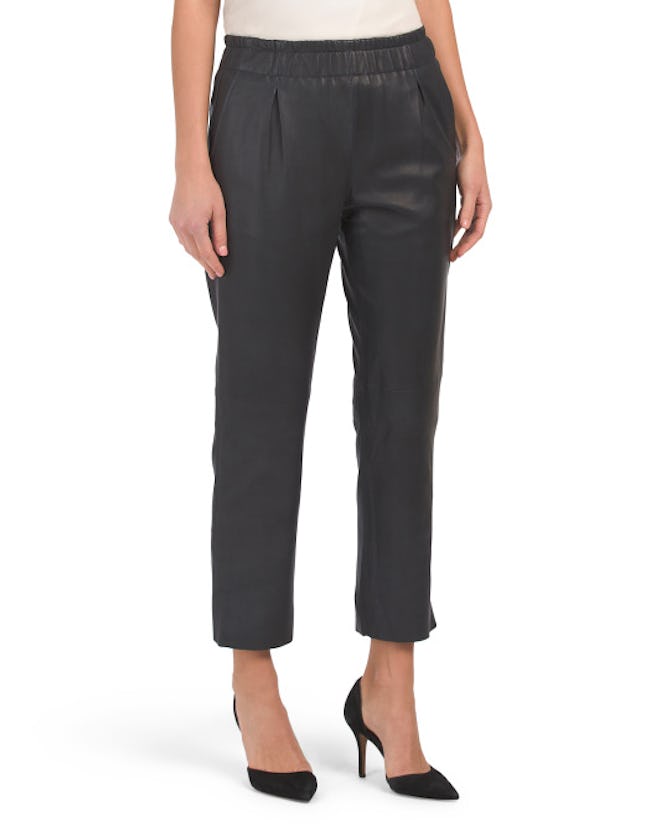 Joie Araona Cropped Leather Pants (Sizes XS-L)