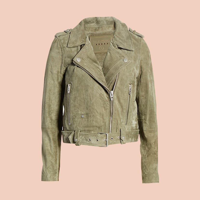 BlankNYC Suede Moto Jacket