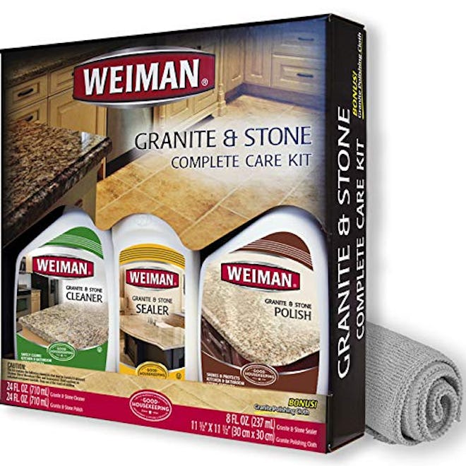  Weiman Granite Cleaner, Polish, and Sealer Kit