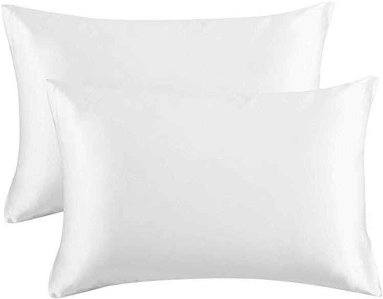Bedsure Satin Pillowcase for Hair & Skin (2-Pack)