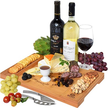 Royal Craft Wood Unique Bamboo Cheese Board