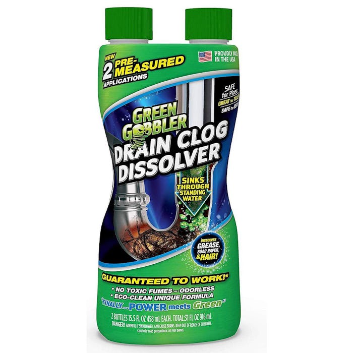 Green Gobbler Drain Clog Dissolver, 31 oz.