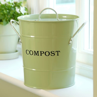 Exaco 2-in-1 Kitchen Compost Bucket with Lid