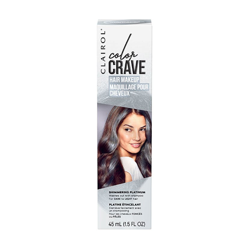 Clairol Color Crave Temporary Hair Makeup, Shimmering Platinum