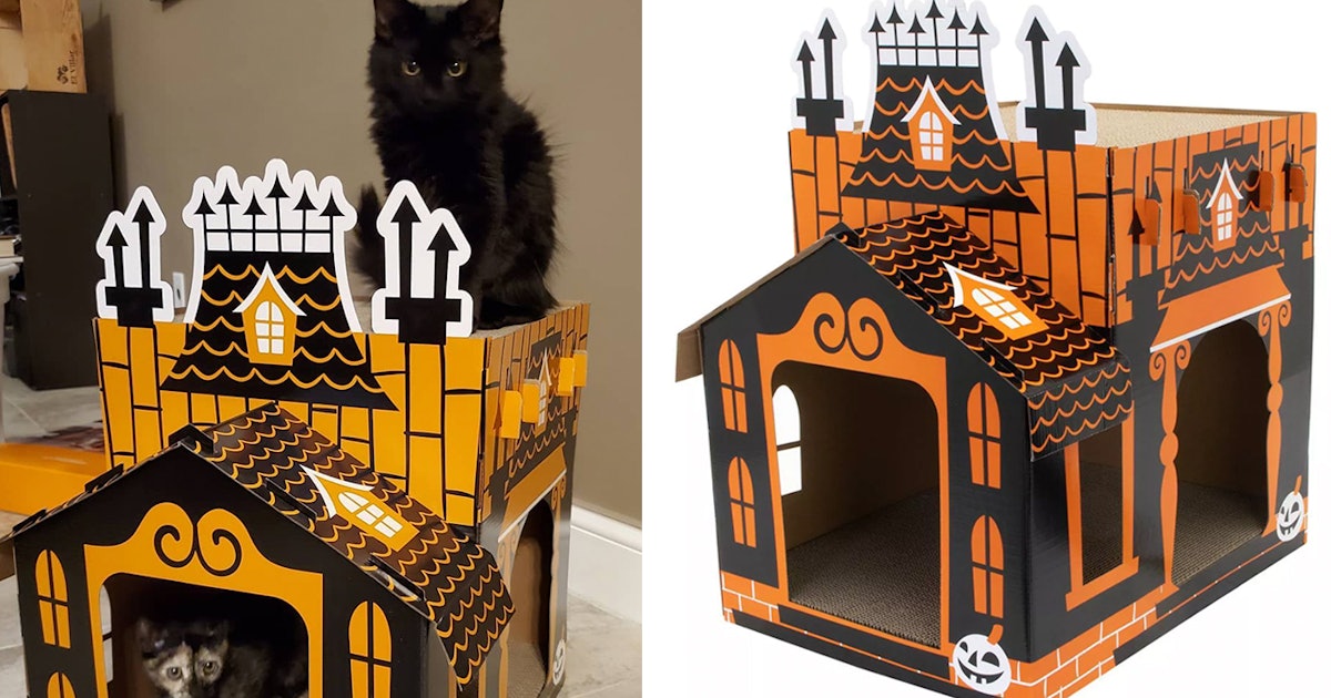 Target S Haunted House Cat Scratches Are Adorably Spooky