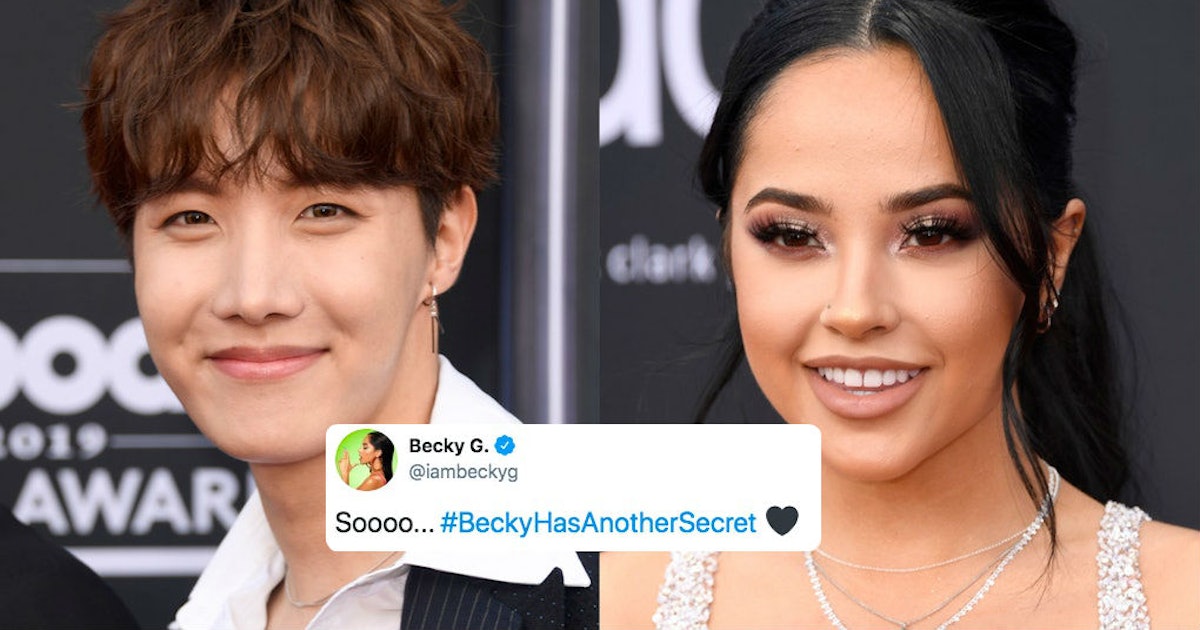 Bts Becky G S Cryptic Twitter Interaction Hints At A Hobi G Collab