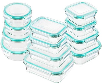 Bayco Glass Food Storage Containers (Set of 24)