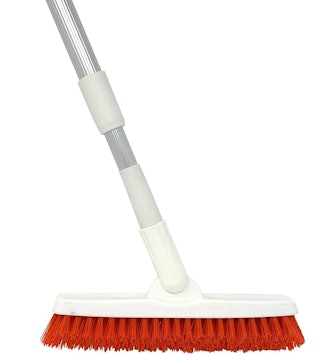 Grout Brush With Extendable Telescopic Handle
