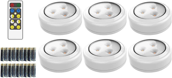 Brilliant Evolution Wireless LED Puck Light (6-Pack)