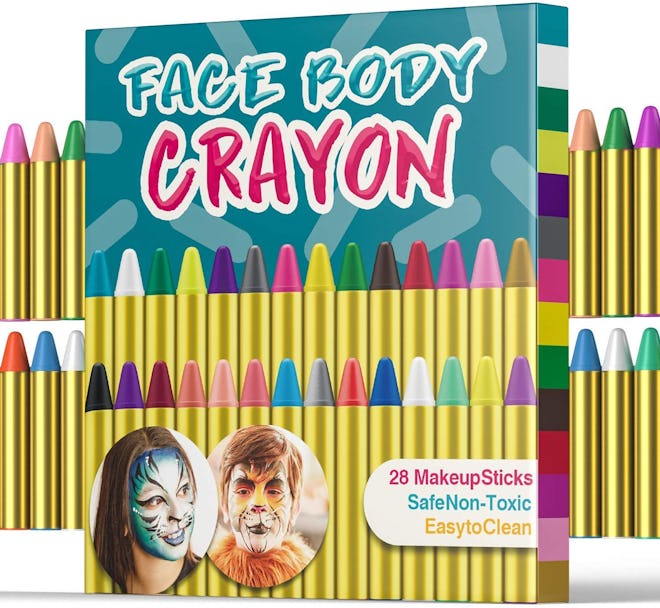 UNEEDE Face Paint Crayons (28 Colors)