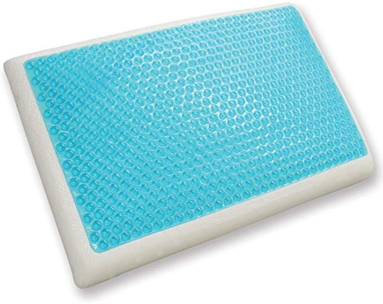 Classic Brands Reversible Cool Gel and Memory Foam Double-Sided Pillow,