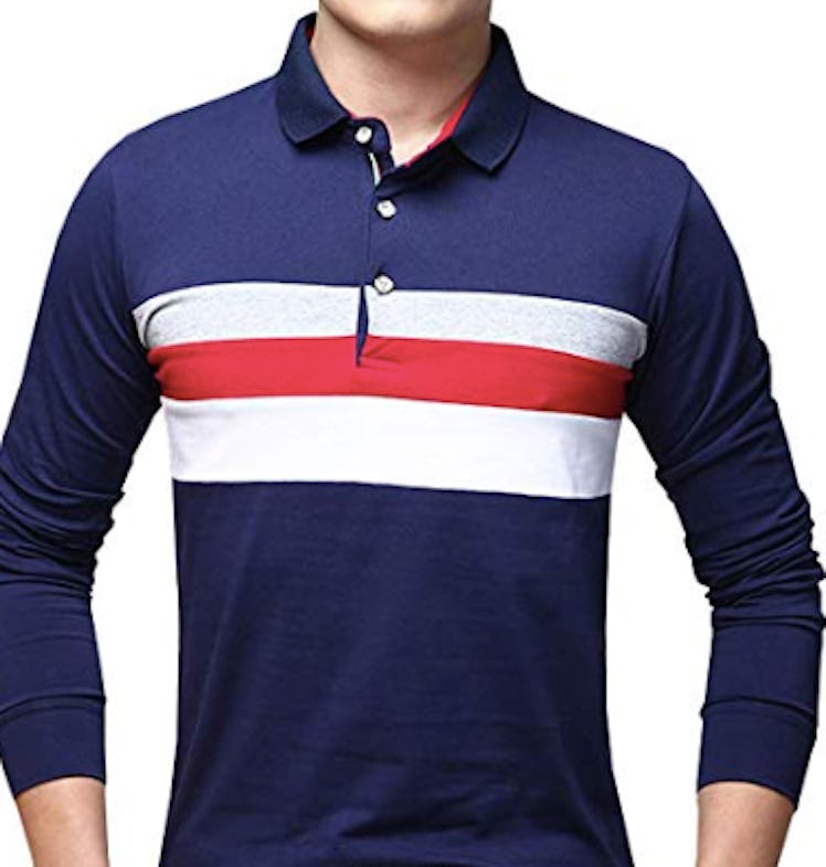 Men's Long Sleeve Polo Shirt