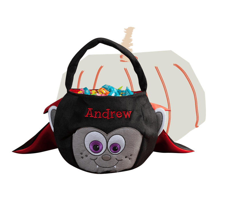 Personalized Halloween Basket