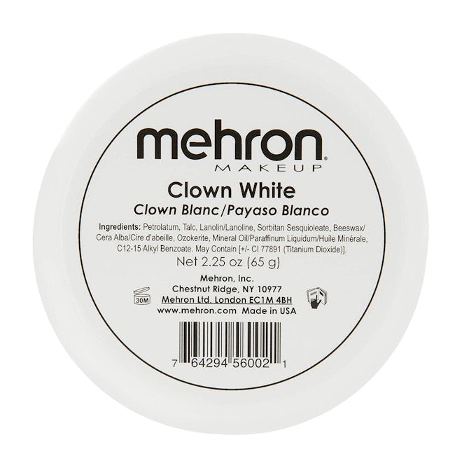 Mehron Makeup Clown White Makeup