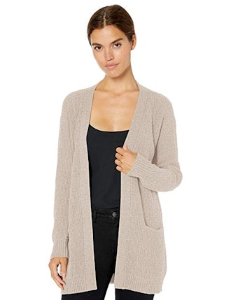 Daily Ritual Wool Blend Open Front Cardigan