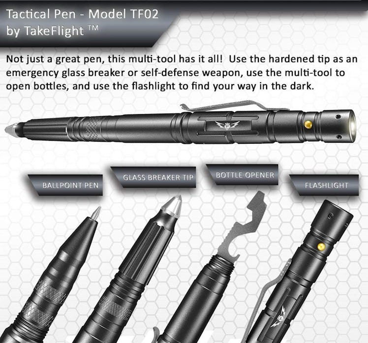 TF TAKEFLIGHT Tactical Pen and Flashlight