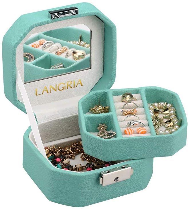 LANGRIA Lockable Jewelry Box