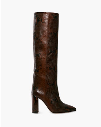 Snake Embossed Boots