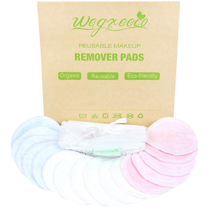 wegreeco Reusable Makeup Remover Pads (16 Pads) 