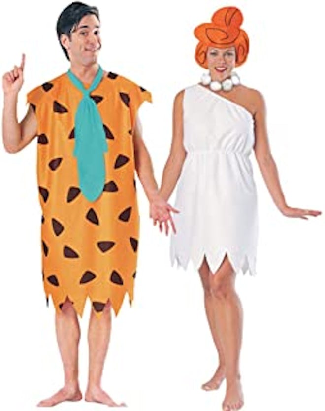 Fred and Wilma Flintstone Costume Set