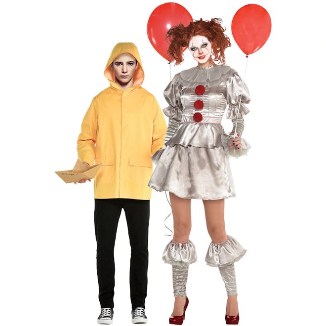 Adult Pennywise and Georgie Couples Costumes