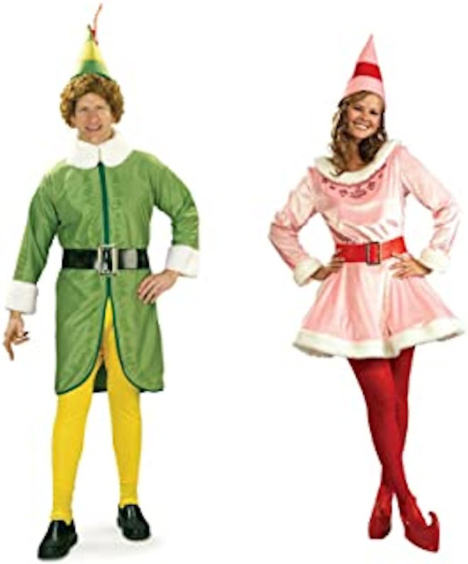 Buddy the Elf and Jovi Couples Costume Bundle Set