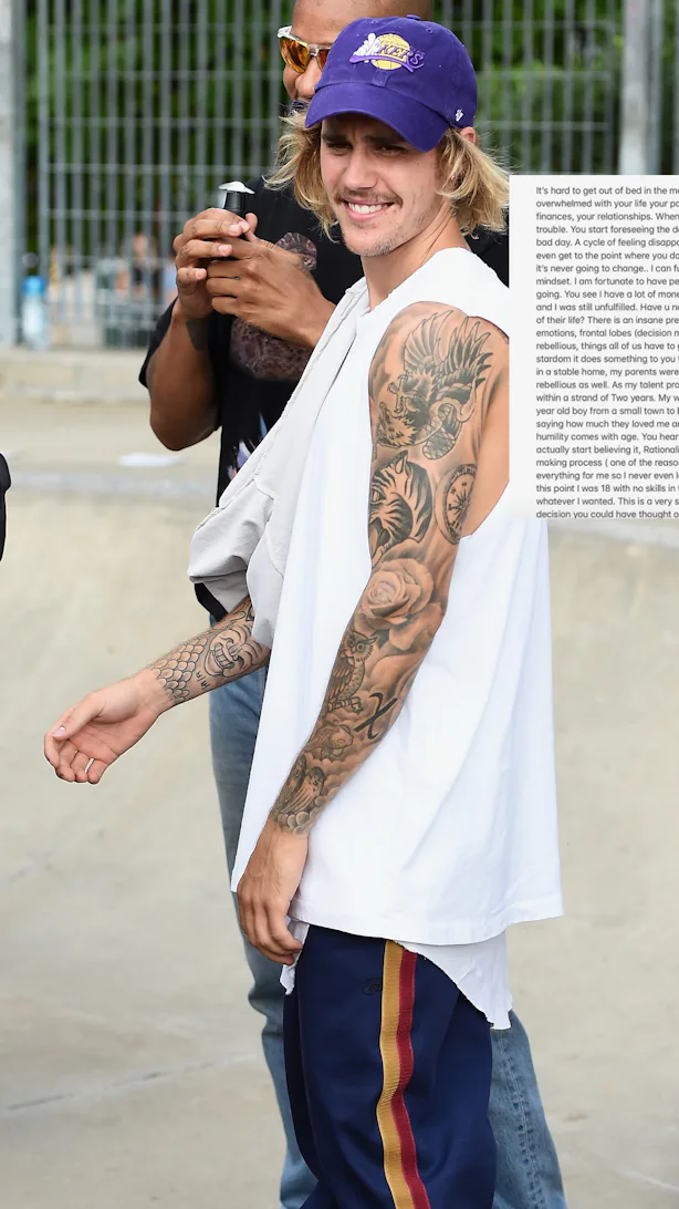 Justin Beefer Justin Bieber's Instagram Post About Past Struggles Shows How Far He's ...